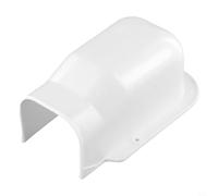 Yhenlovtt Elbow Coupling End Cap Pipe Weather Resistant 30°f to Cover Split Central Ac Air Conditioner 150°f White Pvc Line Set Protection Decorative Wall Entry Cap(Wall Entry Cap)