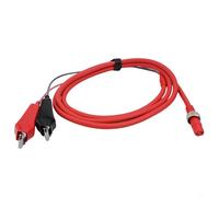 Yhenlovtt Electric Fishing Reel Power Cord for Daiwa 500mj 2m/2.5m Length 1.5mm² Cross-section Pure Copper Core with Pvc Sheath Black and Red Co (2M)