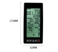 Yhenlovtt Exercise For Bike Monitor with Speedometer for Stationary For Bike and Elliptical Trainer, Multi-Function Display with, Speed, Distance