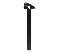 Yhenlovtt Folding Bike Stem, Adjustable Quick-Release Riser, Aluminum Alloy, for Folding Electric Bikes and Commuter Cycles, Black Silver(25.4mm)