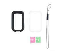 Yhenlovtt for igpsport BSC100MAX Bike Computer/Shockproof Gel Cover With Screen Protector/Screen Protector Included Black(A)