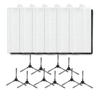 Yhenlovtt For Litroux 0 Vacuum Cleaner Replacement Parts Kit - 4 and 4 Side Brushes for Litroux 0 Robot Vacuum, For Easy Snap-on Design,(B)