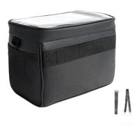 Yhenlovtt for Mountain Bike Frame Bag 4.5L with Touch Screen for Mountain | High-density EVA material, shock absorption, scratch resistant, lightweight carry, black finish