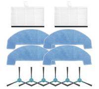 Yhenlovtt For Ultenic D10 Robot Vacuum Replacement Parts Kit with Side Brushes, and Mop Pads - Compatible with For Ultenic D10 Series(A)