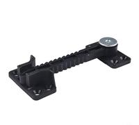 Yhenlovtt Furniture Combination Interlocking Hinges, Adjustable Metal Joint Connectors for Cabinet Doors Drawers Sofa Assembly, Black 2-Piece Set