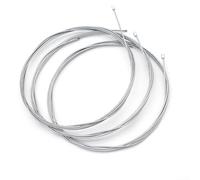Yhenlovtt Gear Cable, Zinc Coated Steel Inner Wire, Smooth Shifting for Folding Bikes 1850mm