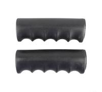 Yhenlovtt General Handle Grips For Garden Cart Hand Truck With Anti Slip Design 118Mm Black 2 Pack(118 x 30mm)