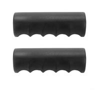 Yhenlovtt General Handle Grips For Garden Cart Hand Truck With Anti Slip Design 118Mm Black 2 Pack(118 x 28mm)