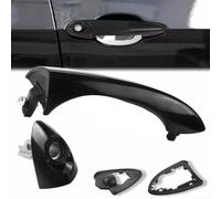 Yhenlovtt Gloss Black Front Right Driver Side Outer Door Handle Replacement ABS Metal Compatible with X5 E53 2000-2006 RHD Models, Exterior Car Door Handle for Smooth Performance