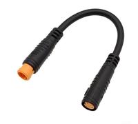 Yhenlovtt Hd Connector Extension Bike Trio Pin Sensor Thumb Throttle for Cable Bafang for Electric 01b 02b Ebike Drive Conversion (female to male)