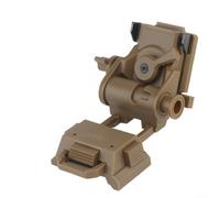 Yhenlovtt Helmet Bracket,Covert Matte Black For L4G24 Bracket, For Night Vision, Seamless Integration(Khaki)