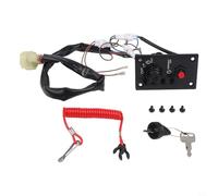 Yhenlovtt Ignition Key Switch Panel 37100-96J24 Compatible with DF Series Outboard Marine Engines for DF20A DF25A DF30A DF40A DF50A DF60A DF70A D