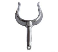 Yhenlovtt inless Steel Row Boat Oarlock Socket Bracket Side Mount Paddle Holder for Kayaking Canoeing Rafting Accessories Marine Grade Si