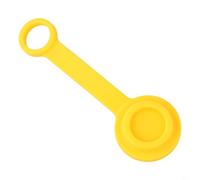 Yhenlovtt iving Regulator Dust Cap, Rubber First Stage DIN to Yoke Adapter Cover, Sealed Protection Against Sand and Water for Diving Gear, Or(YELLOW)