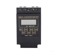 Yhenlovtt KG316T AC 110V 220V Digital Switch - Microcomputer-Based Programmable Timer Controller with 1-Minute to 168-Hour Range, Weekly Cycling, LCD Display, for &(220V)