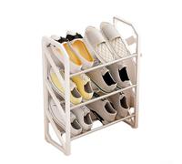 Yhenlovtt Ladder Shoe Rack Xshaped Space Saving Sturdy Sneakers Boots Storage for Sandals with Plus Multilayer Simple Assembly Pattern Construction (B)
