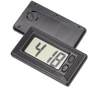 Yhenlovtt LCD Digital Display Car Dashboard Clock with Calendar, For Easy-to-Read Black Screen for Date and Tracking While Driving