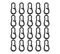 Yhenlovtt Lure Connector Stainless Steel Fishing Snap Clips 20pcs Speed Links with Swivel Hook Snap for Carp Rig Terminal Tackle with Compatible (9mm)