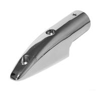Yhenlovtt Marine Boat Handrail Rail End Fitting 316 Stainless Steel for 22mm Tubing Heavy Duty Deck Plus Cabin Hardware with Mirror Polished Fin