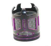 Yhenlovtt Metal Fishing Reel Seat Rod with 7 Building Fly (16 through 28mm) for Inner Fishing Handle Diameters Plus Repair Accessories Black (20MM)