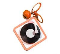 Yhenlovtt Mini Voice Recorder Keychain, Music Box Pendant phonograph, for Recording Love Words Music Messages Portable Digital Audio Memo Device(B)