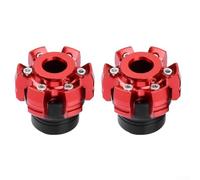 Yhenlovtt Motorcycle Anti-Fall Cup for Protection - Aluminum Alloy Crash Pad with Front Shock Absorber, Fit for Most Motorcyc(RED)