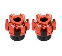 Yhenlovtt Motorcycle Anti-Fall Cup for Protection - Aluminum Alloy Crash Pad with Front Shock Absorber, Fit for Most Motorcyc(ORANGE)