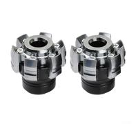 Yhenlovtt Motorcycle Anti-Fall Cup for Protection - Aluminum Alloy Crash Pad with Front Shock Absorber, Fit for Most Motorcyc(TITANIUM)