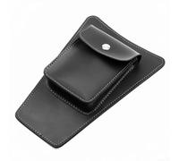 Yhenlovtt Motorcycle Tank Bag for Fit - PU Leather Storage Bag with Scratch-Proof & Waterproof Design, Soft Backing for Paint Protec(BLACK)