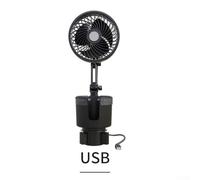 Yhenlovtt Mount Cup Fan Having Cooling Holder Car 5v12v24v Customizable Voltage 3 Abs Settings Speed Material for Suv Truck Minivan a Caravan (5V)