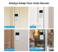 Yhenlovtt Mount For Battery Video Doorbell 2024, Release No Drill Installation With Industrial Adhesives Pad Quick Release Bracket Black