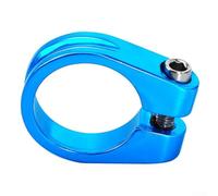 Yhenlovtt Mountain road For Bike seat tube clamp QC100 dead fly lock seat tube clamp 28.6mm(28.6MM BLUE)