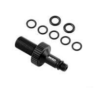 Yhenlovtt Mtb Suspension Systems Includes 7 Seal Aluminum Alloy for Bicycle Rear Shock Air Valve Adapter for Rockshox Monarch Plus for Marzocchi (Black)