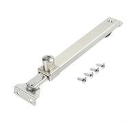 Yhenlovtt Multi-Gear Adjustable Casement Hinge - Electroplated Stainless Steel Telescopic Wind Support with 7-Position Knob, 120° Max Opening, for PVC & Aluminum(A)