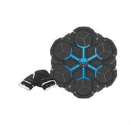 Yhenlovtt Music Boxing Machine With LED Punch Counter & Sound Effects, Colourful Lighting For Engaging Indoor Training-Sessions, Includes Boxing Gloves(2)