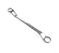 Yhenlovtt Offset Box 45degree Wrench Set Chrome Metric End Vanadium 12point Angle Steel Professional Hand Tools for Tight Spaces Access Si (24x27mm)