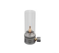 Yhenlovtt Outdoor Gas Lantern Camping Lamp Kit Lightweight Portable Isobutane Canister Candlelight With Empty Tank Extension Rod,Adjustable Brightness(Gas Lantern)
