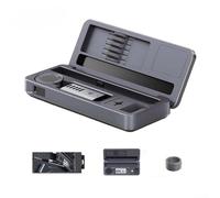 Yhenlovtt Professional Soldering Iron Station HS-02 Aluminum Alloy Storage Case with Digital Display CNC Metal Shell Temperature Control Set(HS-02B Standard)
