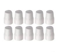 Yhenlovtt Radiator Valve Cap, Easy Push-Fit Replacement Valve Cover, White Strong ABS Plastic Material Fits Most Radiator Valves No Tools Required(10pc)