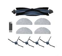 Yhenlovtt Robot Vacuum Accessories Kit For Eufy G50 L60 for HYBRID SES, Rubber Nylon Main Brush With 4 Side Brushes And 4 Mop Cloths, 10-Piece Replacement Set