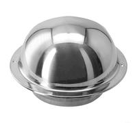 Yhenlovtt Round Ventilation Grill Screen Hood, Air Vent Cowl Cap For Bathroom Kitchen, With Integrated Insect Netting, For Bathroom Home Office(100MM)