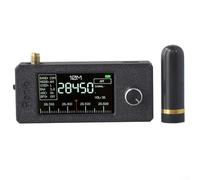Yhenlovtt SI4732 Pocket Radio Receiver, 0.5-108MHz Full Band DAB FM AM LSB USB, With 1.9 Inch IPS Screen, 800MAh Battery, Loop Antenna ESP32-S3(Black)