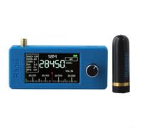 Yhenlovtt SI4732 Pocket Radio Receiver, 0.5-108MHz Full Band DAB FM AM LSB USB, With 1.9 Inch IPS Screen, 800MAh Battery, Loop Antenna ESP32-S3(blue)