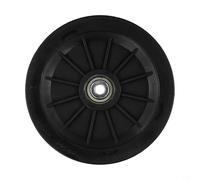 Yhenlovtt Silent for Having Equipment Bearing Pulley Nylon Construction Machine Heavy Strength Training Gym 105-160mm Scale Black Tint (160mm)