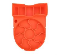 Yhenlovtt Silicone Bottle Drying - Having Water Tray for Drip Bottles Tumblers Format Travel Mugs Rack Foldable of Saving and Home for Plus Space (ORANGE)