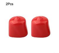 Yhenlovtt Silicone Pressure Relief Valve Protective Cover for Fox Front Fork 2022 Mountain for Bike - 2 Pack Black and Red Featherweight Bic (RED)