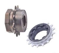 Yhenlovtt Single Speed Freewheel Cog Metric 16t for Track for Fixed Rear Threaded Bike for Bicycle Sprocket Fixie Gear Cogs for 12t and Imperial Type (16T type A)