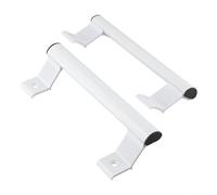 Yhenlovtt Sliding Door Handle for Balcony and Glass Doors Made from Aluminum Alloy, with Ergonomic Design, Rust Resistant Coating, and a Solid Base for Crack Prevention (White)