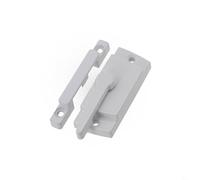 Yhenlovtt Sliding Sash Lock Zinc Alloy For Durable White Finish Secure Cam Hook Anti-Studs for Single Double Hung Vinyl Casement For Easy Install Home Security Hardware(Right)