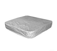 Yhenlovtt Square Swimming Pool Dust Cover Protective Waterproof Cover for Hot Tubs Garden Outdoor Spa Silver Multiple Sizes Available Drawstring Design(231 * 231 * 90CM)